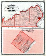 Ohio County, Rising Sun City, Indiana State Atlas 1876